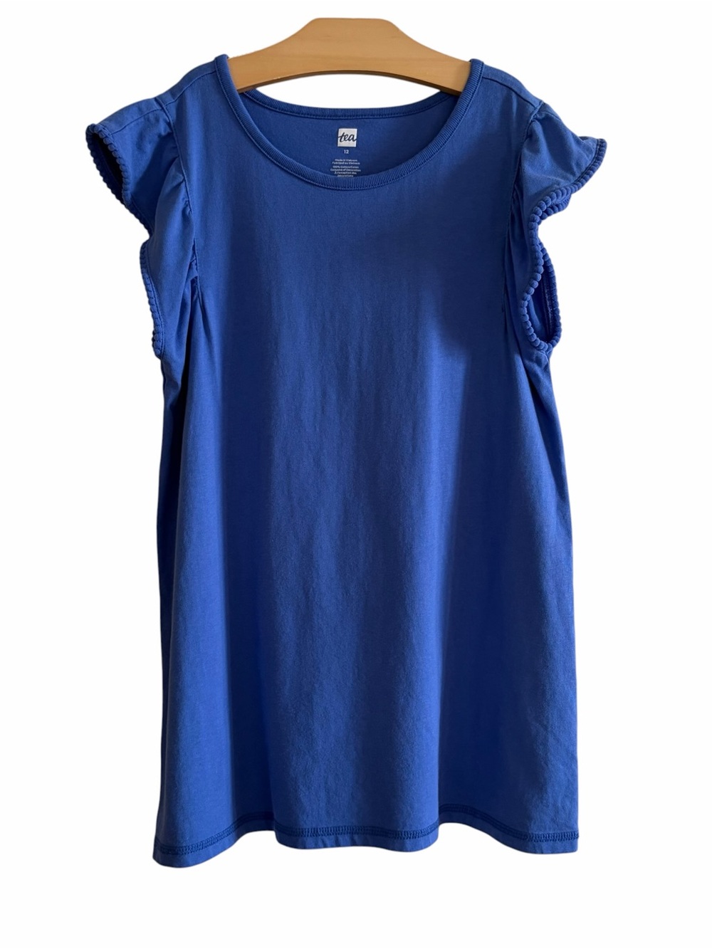 Tea Collection Girls' Ruffle Sleeve Top